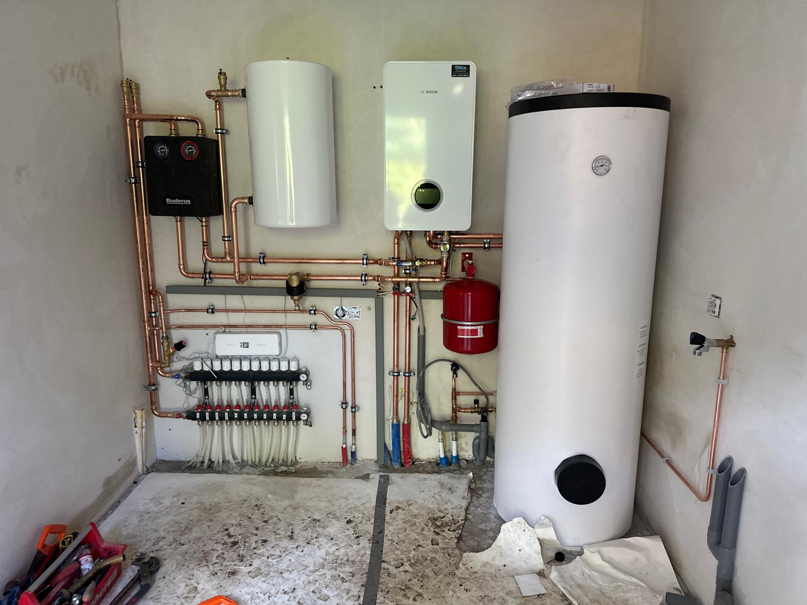 Bosch installatie met Buderus & buffervat