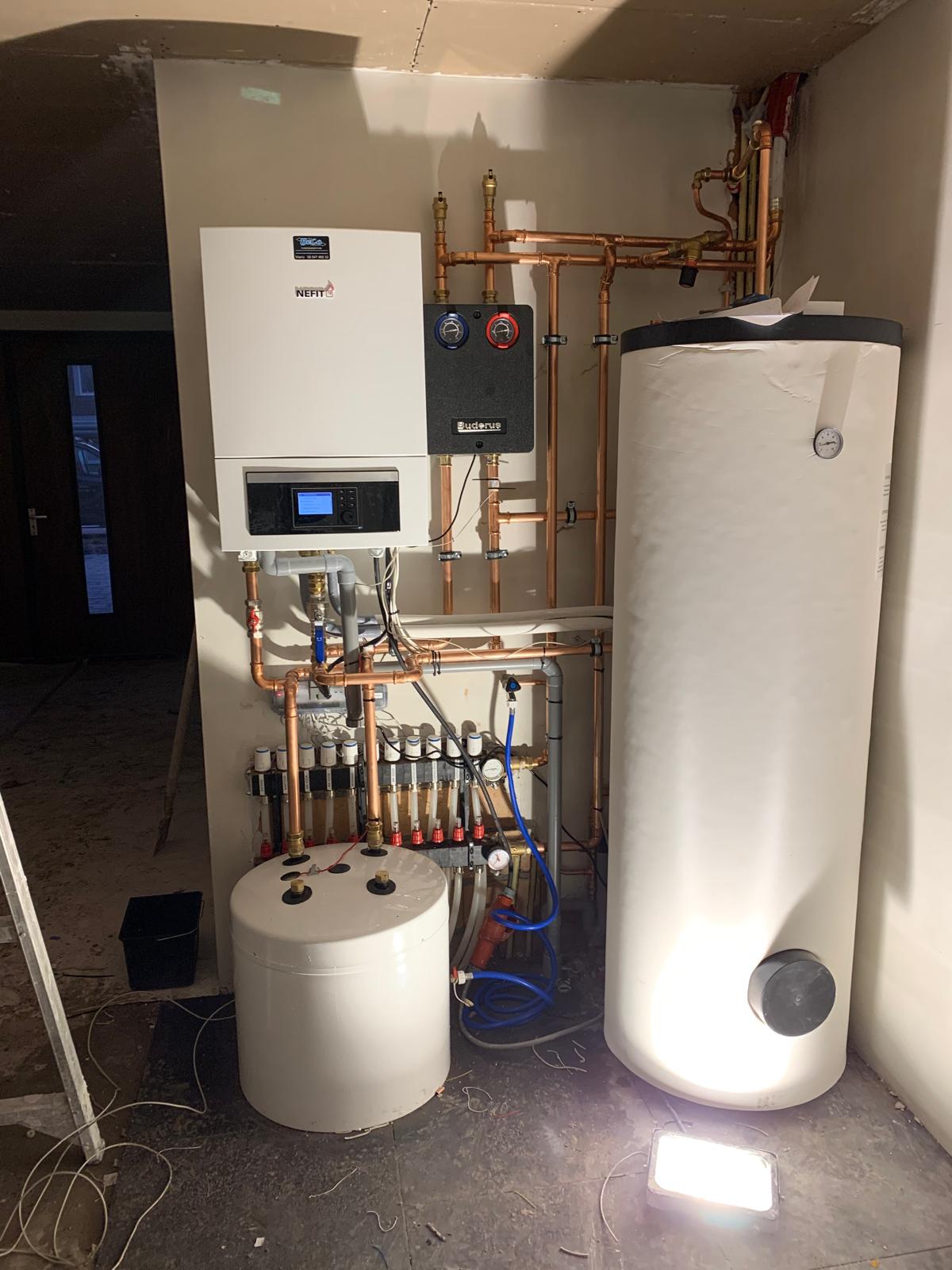Nefit met Buderus pompgroep & buffervat