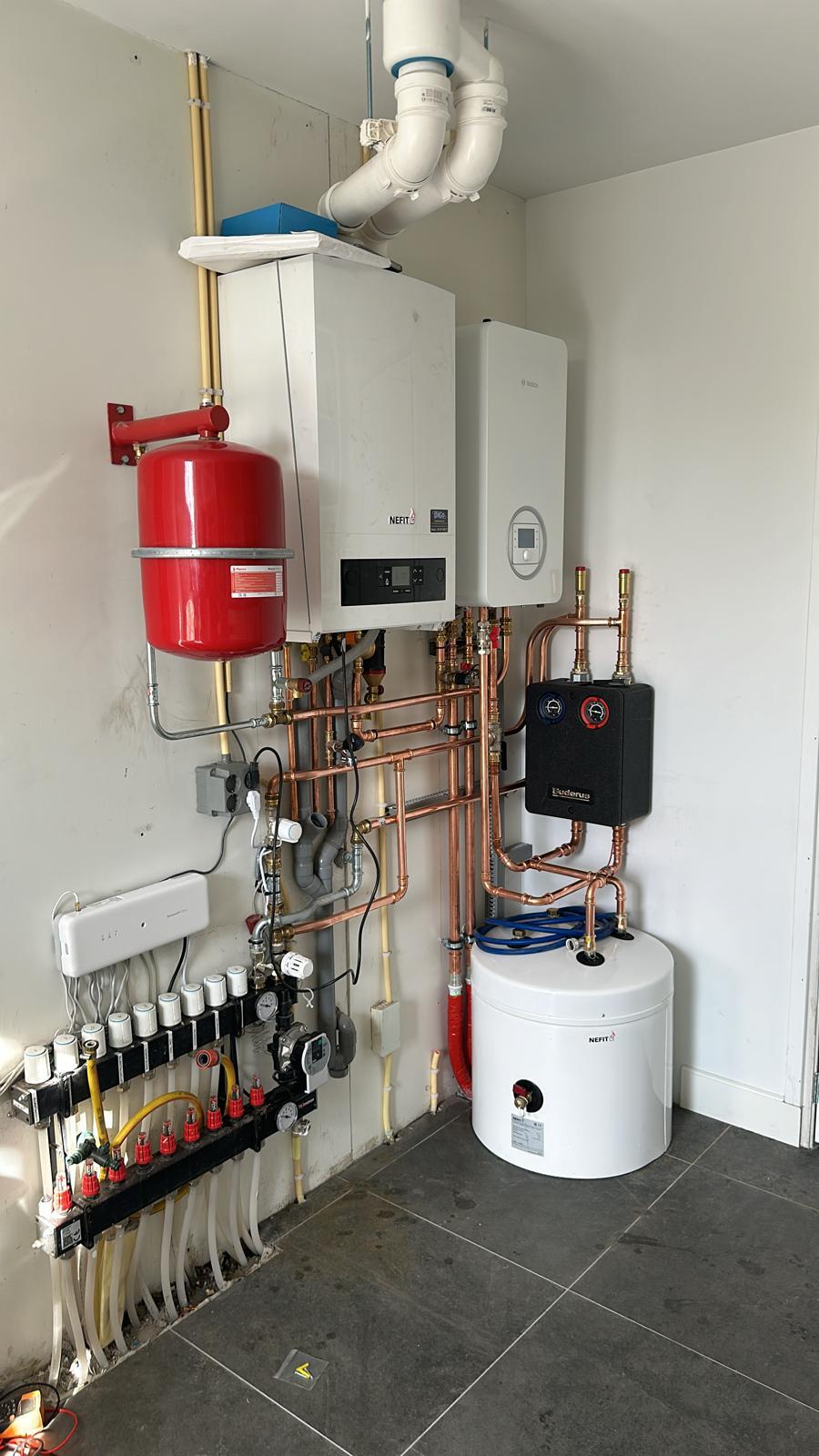 Nefit ketel met Buderus & expansievat