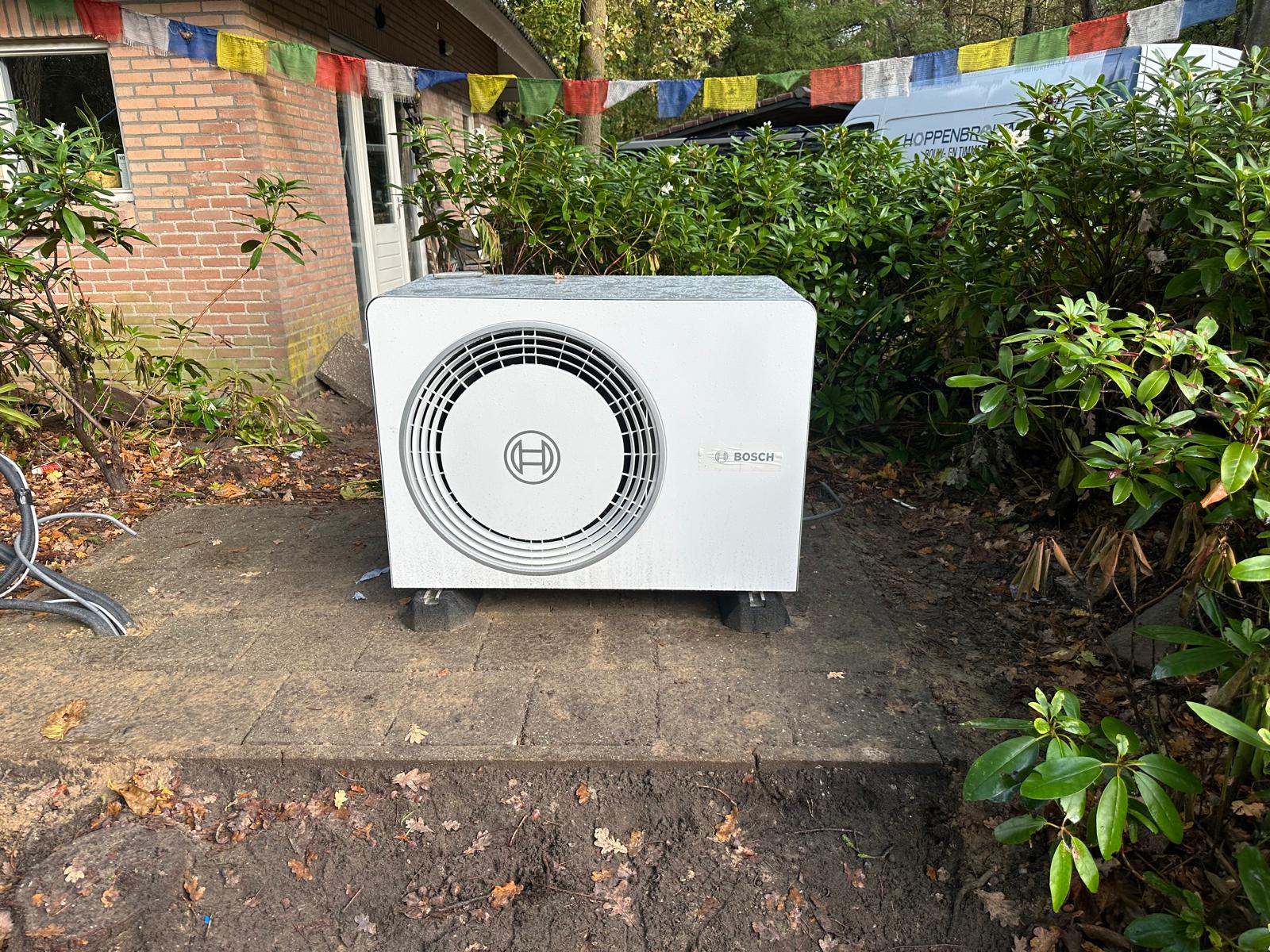 Bosch warmtepomp installatie